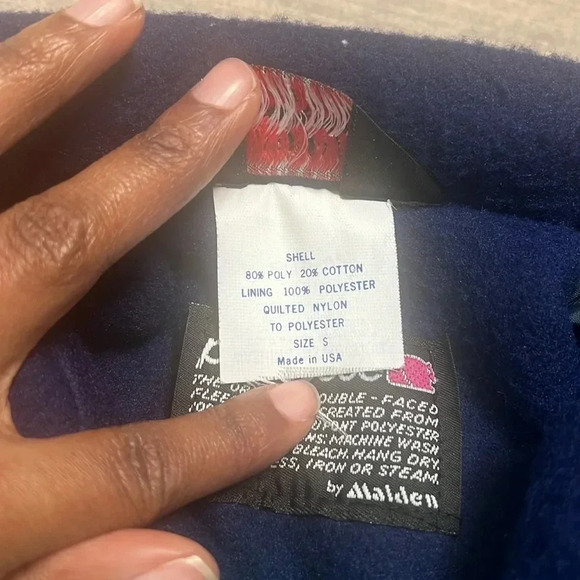 Sportsmaster Polarfleece Womens Jacket Coat Size S Blue Teal Vintage NWT - Picture 3 of 6